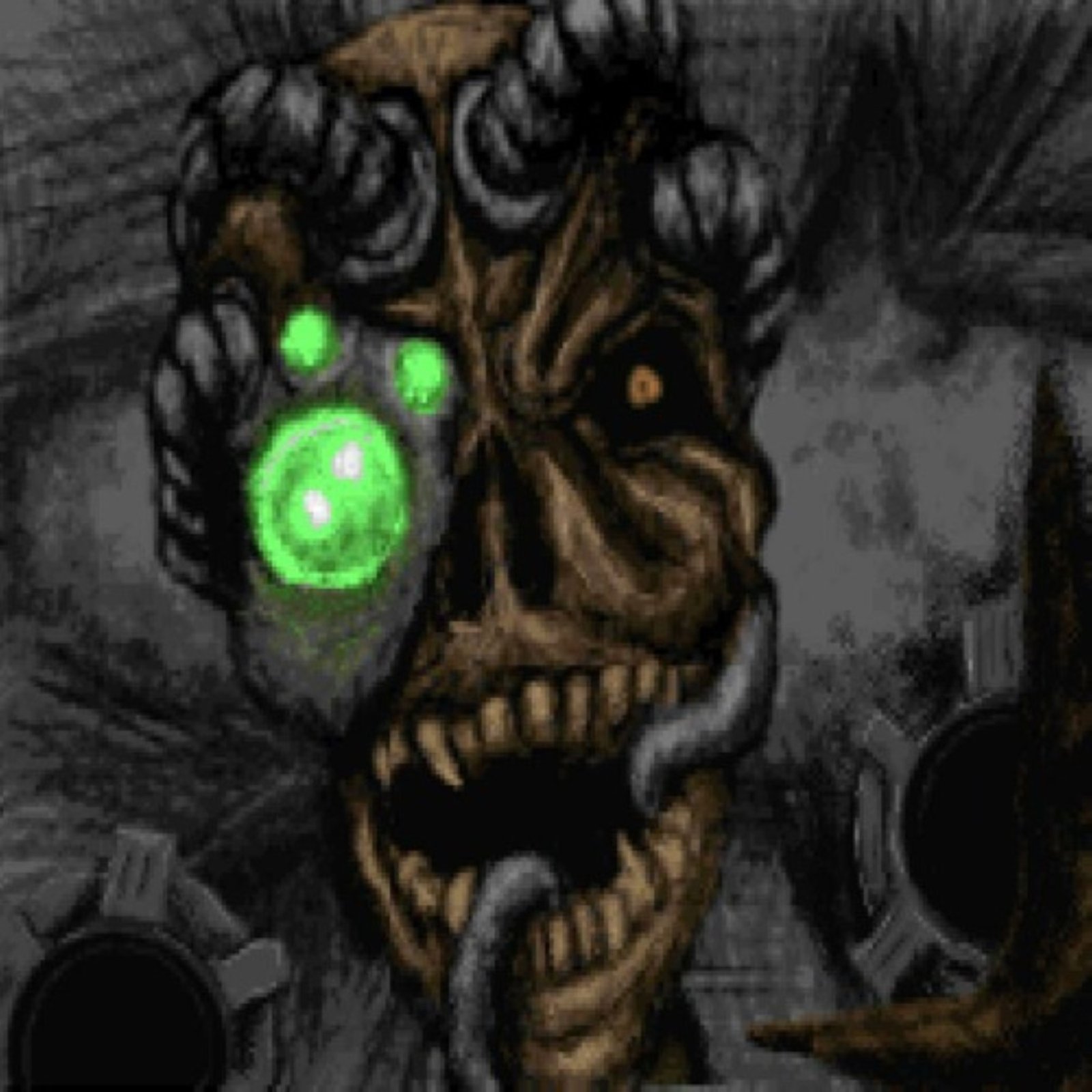 green skull — avatar
