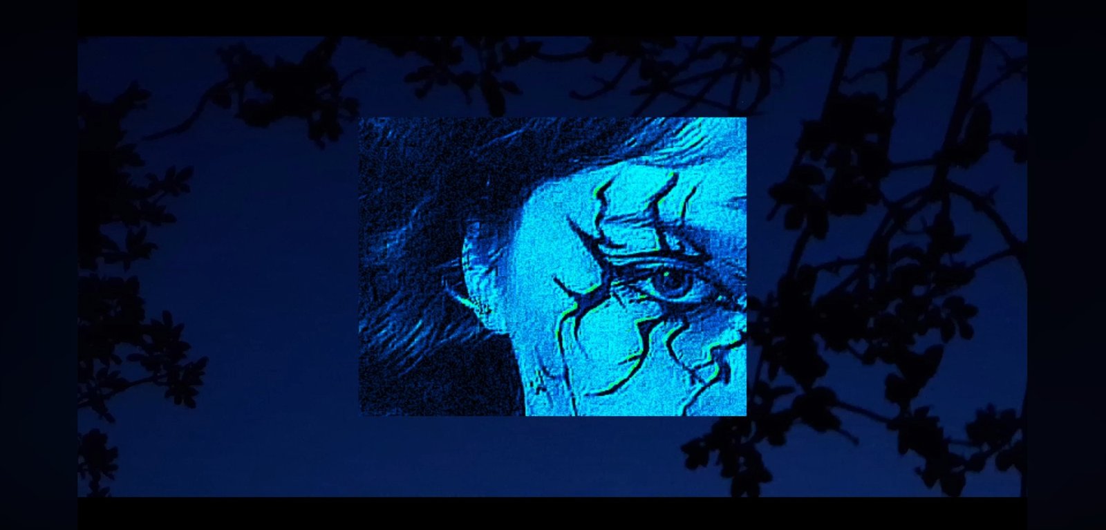 the eye — blue